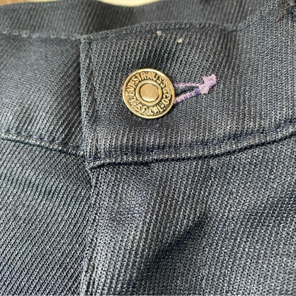 Levis With A Skosh More Room Work pants Blue Tab 1980 Vintage 36x32 - Picture 2 of 10